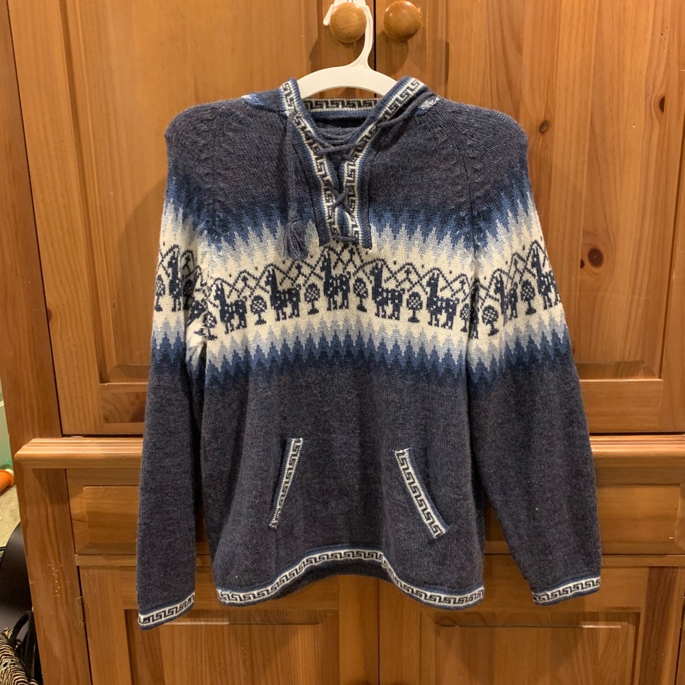 Soft llama hoodie